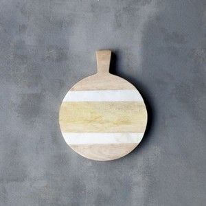 Tabla de cortar de mármol y madera de diseño artesanal, bloques de cortar de madera y mármol, tabla de cortar de madera y piedra a un precio de fábrica muy bajo. - Product Image 3