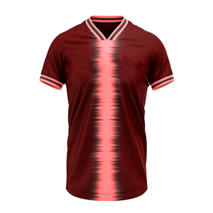 Maillot de football sans manches pour homme, bleu-vert dégradé, col rond, respirant, anti-humidité, en maille polyester, coupe classique, personnalisable pour équipe - Product Image 6