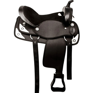 Nuevo Diseño, Alta Calidad, Silla de Montar Occidental de Cuero para Salto, Negra, Duradera, Equipo Ecuestre para Montar a Caballo - Product Image 2