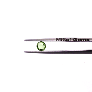 Saphirs verts naturels non traités, ronds calibrés 4 mm, pierres précieuses de saphir vert naturel facettées pour la création de bijoux - Product Image 2