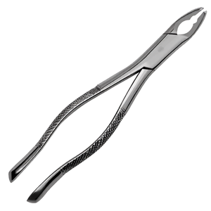 Forceps d'extraction dentaire pédiatrique # 151XAS Dents antérieures inférieures en acier inoxydable, manuelles, certifiées CE, classe I, poignée ergonomique - Product Image 1