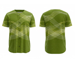Jersey de Béisbol Personalizado Premium, Ropa Deportiva con Botones, Proveedor Mayorista, Jersey con Logotipo y Números Personalizados | Poliéster Transpirable - Product Image 3