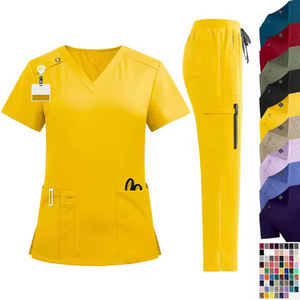 Conjunto de Uniformes Médicos de Moda Más Vendidos al por Mayor para Mujer, Conjuntos de Uniformes de Enfermera para Hospital, Uniforme de Enfermera - Product Image 2
