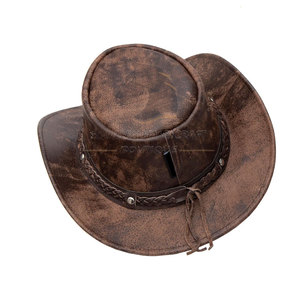 Sombreros de Cuero de la Mejor Calidad, Nuevo Estilo, Unisex, Color Sólido, Precio Razonable, Sombreros de Cuero para Hombre y Mujer - Product Image 2