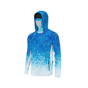 Sweat-shirt de pêche pour hommes UPF50, séchage rapide, vêtements de pêche en plein air - Product Image 2