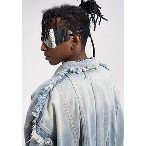 Veste en jean pour homme OEM 2026, marque privée, sur mesure, en stock, dropshipping - Product Image 3