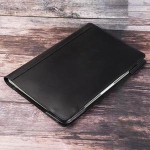 Custom Logo Durable Genuine Leather Sling <b>Laptop</b> <b>Sleeve</b> for Men & Women Modern Vintage Business Office Use LS-0292 - Product Image 4