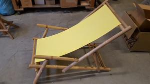 Silla de Playa Plegable de Bambú Moderna y Versátil, Estilo Pesca, con Impresión Láser GOL, para Exteriores, Parque, Jardín, Hotel, Villa, Sala de Estar - Product Image 3