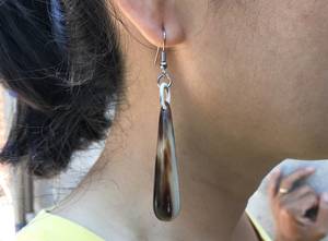 ZONE HANDICRAFTS - Pendientes Artesanales de Cuerno de Búfalo Rústico, Forma Natural, Joyería Moderna para Mujer, Regalo de Navidad, Boda, Hogar, Negocio - Product Image 5