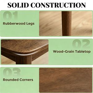 Set da Pranzo Moderno Bianco Crema 5 Pezzi con Tavolo e Sedie per Cucina e Soggiorno - Product Image 4