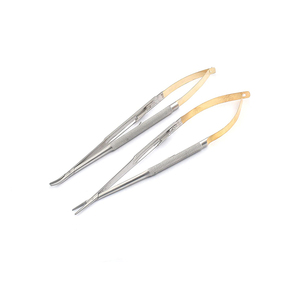 5.5 Inch Manual Tungsten Carbide Cross Serrated Inserts Hemostat Clamps Stainless Steel Needle Holder and <b>Driver</b> Clamps - Product Image 4