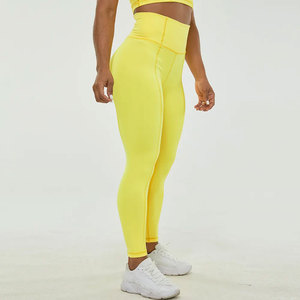 Vêtements de sport pour femmes personnalisés 2024, vente en gros, haute qualité, ensemble 3 pièces, uni, asymétrique, respirant, en Spandex/Polyester, taille haute - Product Image 2
