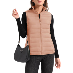 Women Zip up Stand Collar Sleeveless <b>Puffer</b> Vest Lightweight Padded <b>Cropped</b> <b>Puffer</b> Quilted Vest Winter Warm Coat <b>Jacket</b> - Product Image 1
