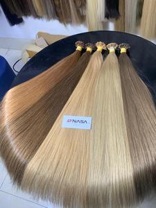 Extensions de cheveux à pointe plate Produit de vente chaud en couleur marron 2025 Haute qualité Super Double dessiné ondulé lisse et soyeux - Product Image 6