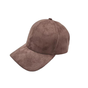 Casquette de baseball unisexe en daim, 6 panneaux, réglable, couleur unie, style décontracté pour adultes, utilisable en toutes saisons, 100 % polyester - Product Image 1