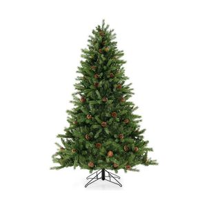 Albero di Natale Artificiale 6/7 Piedi con Pigne e Luminosità Regolabile - Recensioni 1 Prodotto - Product Image 4