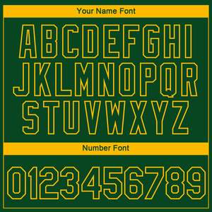Maillot de baseball sublimé, dégradé vert-jaune, nom et numéro de l'équipe, personnalisé, unisexe, adulte, manches courtes, col rond - Product Image 4