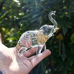 Decorative Handmade Blown High Borosilicate Glass Customizable Color Transparent Animal Art Sculpture Tabletop Ornament Home - Product Image 2