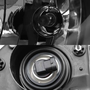 Conjunto de Faros Delanteros para Freightliner Cascadia 2008-2016, Carcasa Negra con Bombillas Halógenas y Xenón, Incluye Lado Izquierdo/Conductor - Product Image 4