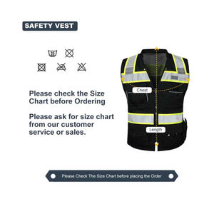 Gilet de sécurité haute visibilité en polyester pas cher pour travaux routiers, conforme aux normes ANSI Classe 1 et EN ISO 20471 Classe 2, avec LED clignotante, imperméable et logo personnalisé - Product Image 6