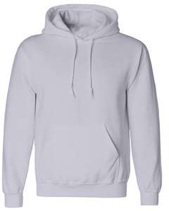 Sweat-shirt à capuche en polaire pour homme, manches longues, décontracté, en polyester et coton, vêtement de sport pour l'entraînement, motif uni - Product Image 5