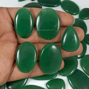 Natural Green Aventurine Cabochon Loose Gemstone Handmade Polished Mix Shape Cabs for Pendant Necklace Silver Jewelry Making - Product Image 4
