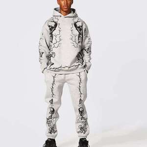 OEM Custom Men 460 GSM 100% French Terry Tracksuit <b>Set</b> Regular Fit Winter Heavyweight Cotton Tracksuit Manufacturer - Product Image 4