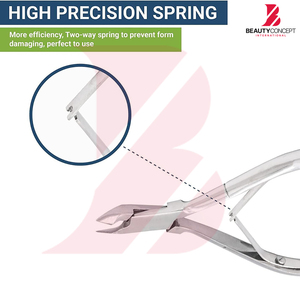 ใช้ในร้านเสริมสวยสำหรับการดูแลความงาม กำจัดเซลล์ผิวที่ตายแล้ว ผู้จัดจำหน่ายที่ดีที่สุด คุณภาพสูงสุด ผลิตจากสแตนเลส ขายส่ง กรรไกรตัดหนังกำพร้า - Product Image 5