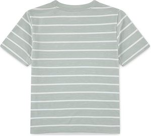 เสื้อยืดคอตตอนลายทางเนื้อหนัก 240GSM ผ้าพรีเมียมคุณภาพสูง ทรงบ็อกซี่ สำหรับผู้ชาย สไตล์สตรีทแวร์ คุณภาพระดับไฮเอนด์ - Product Image 6