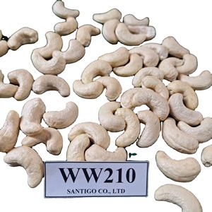 Emballage de marque privée Noix et amandes SANTIGO Noix de cajou sèches Kaju WW210 Première qualité - Product Image 1