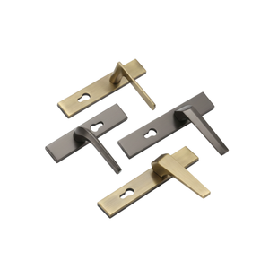 Designer Brass Door <b>Handle</b> Set with Mortise <b>Lock</b> | Luxury Lever <b>Handles</b> for Interior Doors, Hotel Rooms, Home & Office Decor - Product Image 1