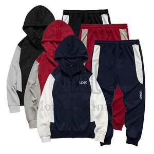 Chándal con logotipo personalizado para hombre, conjunto de pantalones de chándal y Sudadera con capucha, conjunto de chándal informal ajustado para entrenamiento, conjuntos de chándal - Product Image 5