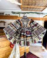Nouvelle Tendance 2026 : Ensembles 3 Pièces de Robes Afghanes Élégantes et Respirantes pour Femmes, Grandes Tailles, Personnalisables pour Mariages et Fêtes