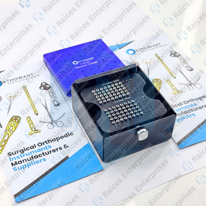 Tornillos Autoperforantes y Corticales de 1.5mm, Caja de Almacenamiento de Aleación de Aluminio, Instrumento Quirúrgico Veterinario Ortopédico con Certificación CE - Product Image 3