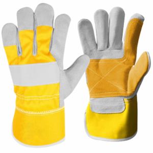 Guantes de Seguridad Industriales de Alta Resistencia JNM SAFETY para Jardinería, para Hombre, de Cuero Vacuno Canadiense, Lisos, con Certificación CE - Product Image 1