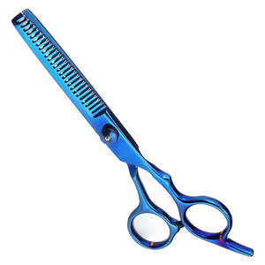 Tijeras de Entresacar de Acero Inoxidable de 6 Pulgadas con Logotipo Personalizado, Tijeras Texturizadoras, Herramientas de Peluquería con Punta Recta para Diestros, Herramientas de Salón OEM - Product Image 1