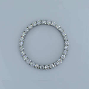 Lunette de montre de luxe sertie de pierres, en acier inoxydable, personnalisable, légère, pièces de rechange pour hommes et femmes, usage quotidien - Product Image 1