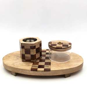 Elegante Quemador de Incienso Árabe Mabkhara de Madera y Acrílico de Lujo con Estuche Decorativo Premium - Product Image 6