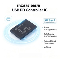 Contrôleur USB PD FYX Stock TPS25751, IC de gestion de l'alimentation USB Type C Power Delivery, composants électroniques, approvisionnement en vrac, service BOM