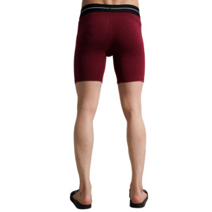 High-End Men'<b>s</b> Seamless Spandex/Polyester Sports Shorts Breathable Mid Waist <b>9</b>" Inseam Eco-Friendly Quick Dry High Street Style - Product Image 3