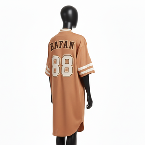 Camiseta de Béisbol para Mujer, Tela Premium con Logotipo Personalizado, Transpirable, de Poliéster, con Botones al Frente - Product Image 5