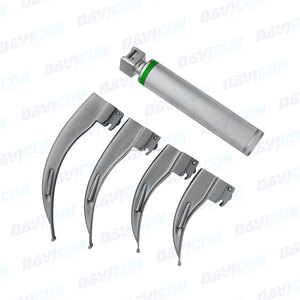 Ensemble et kit de laryngoscope à fibres optiques McIntosh - Acier inoxydable réutilisable, approuvé CE ISO - Product Image 3
