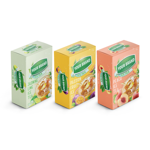 Thé glacé au citron à prix compétitif personnalisé poudre de thé à la pêche avec certification mélange de thé au jasmin - Product Image 4