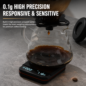 Báscula Digital de Cocina para Café de 2 kg/0,1 g, Material Plástico ABS, Pantalla LCD, Temporizador, Funciones para Verter, Goteo y Espresso - Product Image 5