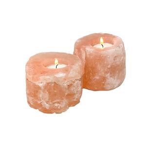 Bougeoir à sel de forme naturelle Bougeoir à sel rose de haute qualité dans de nombreuses formes-Sian Enterprises - Product Image 3