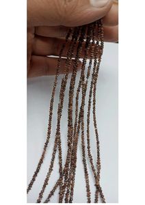 Perles de diamant brut de couleur rouge naturelle, non taillées, taille 3 mm à 4 mm, pépites de cristal brutes, perles de pierres précieuses en vrac pour la fabrication de bijoux - Product Image 4