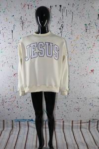 Sweat-shirts JESUS à col montant 450 GSM, broderie personnalisée avec nom, coupe ample et carrée, 100% coton molletonné French Terry - Product Image 1
