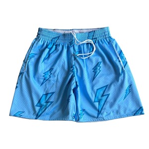 Factory <b>Direct</b> Comfortable 100% Polyester Men's Mesh Shorts Lightweight Quick Dry Knitted Athletic Sports Shorts Unique Color - Product Image 3