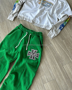 Fabricación personalizada gráfico polar 100% algodón Jogger Track bordado Street Wear pantalones holgados pantalones de chándal para hombres - Product Image 4