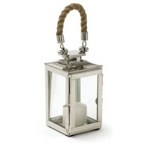 Faroles de Vela de Acero Inoxidable Hechos a Mano con Aspecto Elegante y Vidrio Transparente para Mesa y Suelo en el Hogar y Jardín - Product Image 3